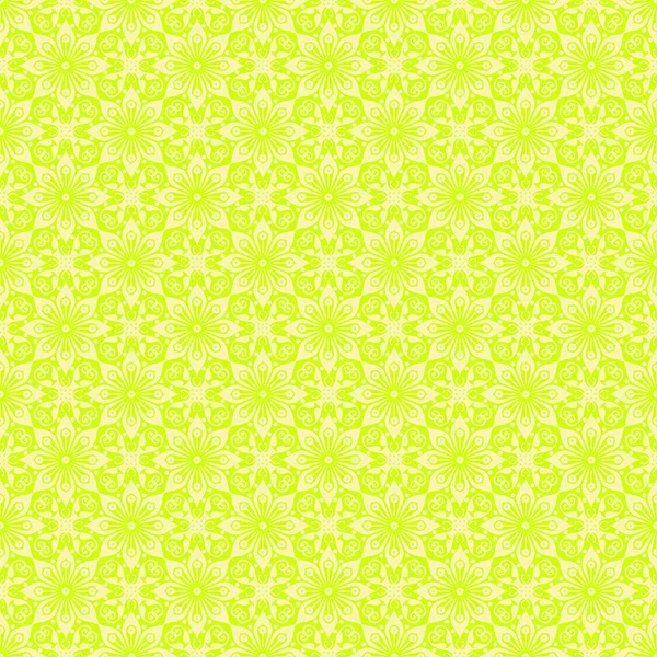 Открытая Фантазия Безseamless Pattern Кружево Зеленое Вектор — стоковый вектор
