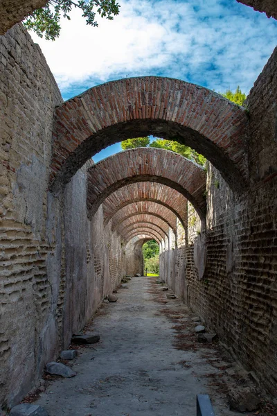 Bacoli Naples Italy August 2019 Ancient Roman City Its Ruins — Stock Photo, Image