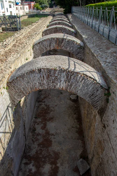 Bacoli Naples Italy August 2019 Ancient Roman City Its Ruins — Stock Photo, Image