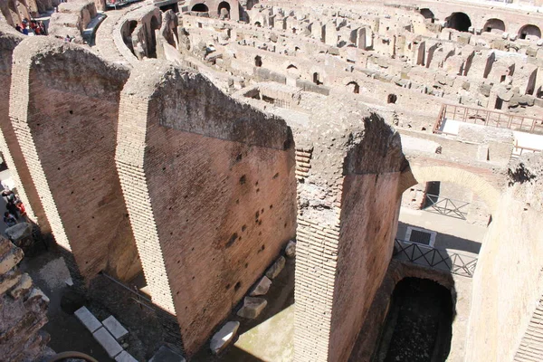 Róma Városában Ókori Róma Hatalmának Szimbóluma Colosseum — Stock Fotó