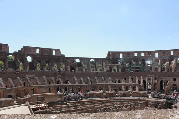 Nella Città Roma Simbolo Del Potere Dell Antica Roma Colosseo — Foto Stock