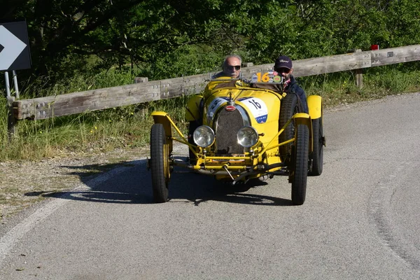 Pesaro Colle San Bartolo Itália Maio 2018 Bugatti 1925On Carro — Fotografia de Stock