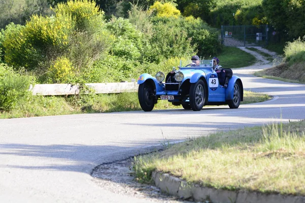 Pesaro Colle San Bartolo Italy 2018 Bugatti 1929 Старом Гоночном — стоковое фото