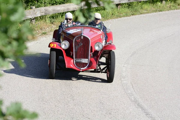 Pesaro 이탈리아 2018 피아트 508 Balilla 스포츠 1934 Mille Miglia — 스톡 사진