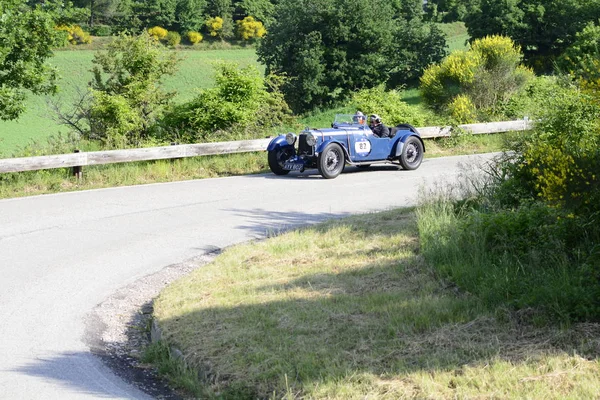 Pesaro Colle San Bartolo Itálie Květen 2018 Aston Martin Mans1933 — Stock fotografie