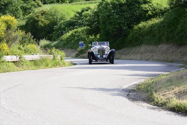 Pesaro Colle San Bartolo Italia Mayo 2018 Lagonda Rapide1934 Sobre — Foto de Stock