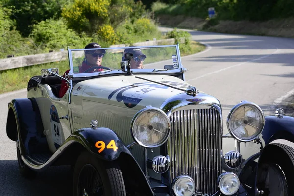 Pesaro Colle San Bartolo Italië Mei 2018 Lagonda Rapide1934 Een — Stockfoto