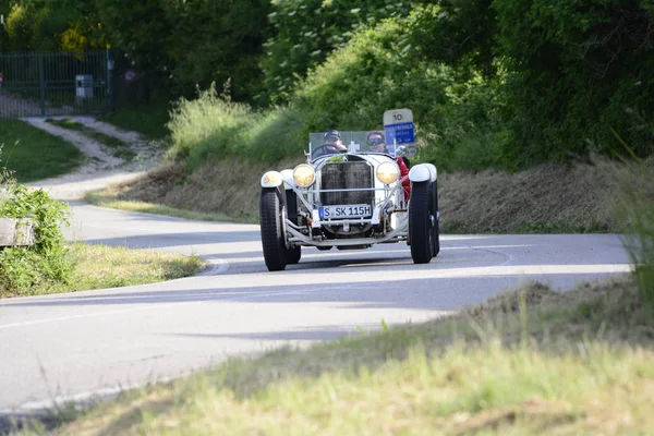 Pesaro Colle San Bartolo Italy May 2018 Mercedes 710 Ssk1929 — Stok Foto