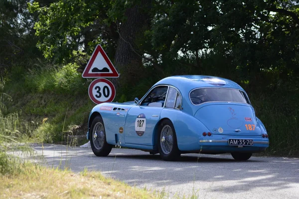 Pesaro Colle San Bartolo Italy May 2018 Talbot Lago Berlinette1950 — Stock Photo, Image