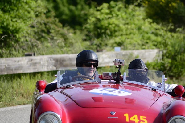 Pesaro 이탈리아 2018 Mille Miglia 2018 유명한 이탈리아 역사적인 1927 — 스톡 사진