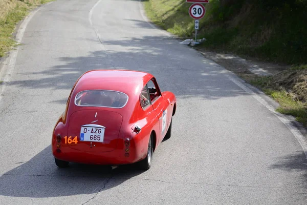 Pesaro Colle San Bartolo Italy 2018 Stanguellini Fiat 1100 Coupe — стоковое фото