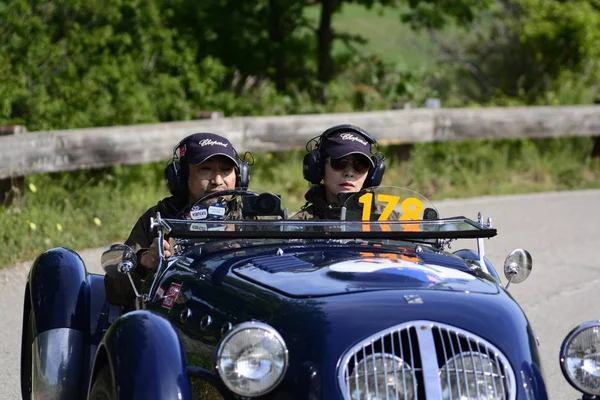 Pesaro Colle San Bartolo Italia Mayo 2018 Healey 2400 Silverstone — Foto de Stock