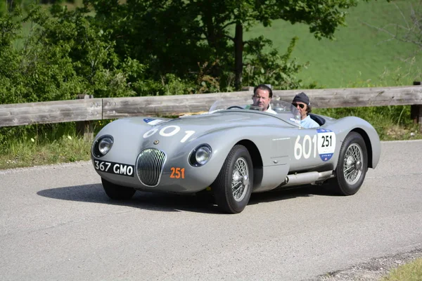 Pesaro Colle San Bartolo Italie Mai 2018 Jaguar Type1952 Vieille — Photo