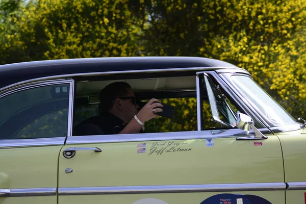 Pesaro Colle San Bartolo Italy 2018 Lincoln Capri1954 Старый Гоночный — стоковое фото