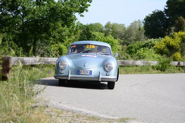 Pesaro Colle San Bartolo Italy May 2018 Porsche 356 1500 — Stock Photo, Image