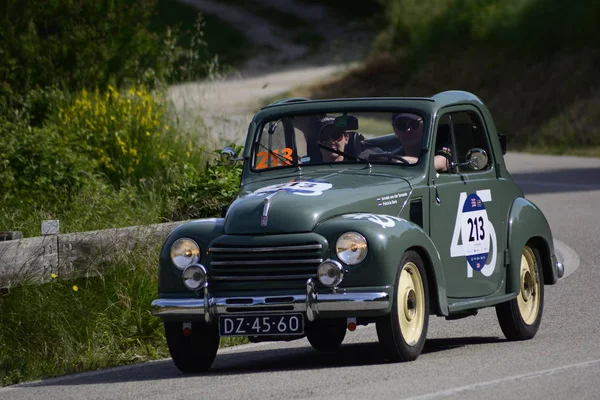 Pesaro Colle San Bartolo Itália Maio 2018 Fiat 500 C1951 — Fotografia de Stock