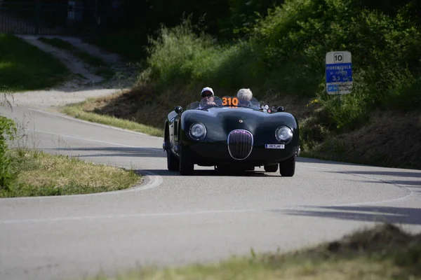 Pesaro Colle San Bartolo Itália Maio 2018 Jaguar Type1952 Velho — Fotografia de Stock