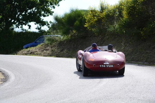 Pesaro 이탈리아 2018 Mille Miglia 2018 유명한 이탈리아 역사적인 1927 — 스톡 사진