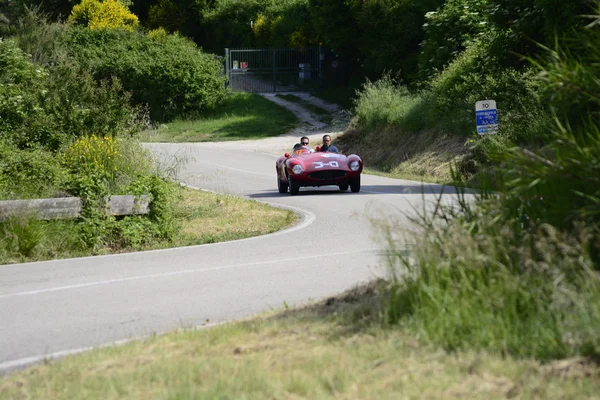 Πέζαρο Colle San Bartolo Ιταλία Μάιος 2018 Ferrari 750 Monza — Φωτογραφία Αρχείου