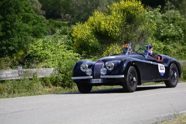 Pesaro Colle San Bartolo Italia Mayo 2018 Jaguar 120 Ots — Foto de Stock