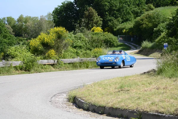 Pesaro 이탈리아 2018 Mille Miglia 2018 유명한 이탈리아 역사적인 1927 — 스톡 사진