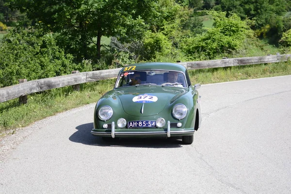 Pesaro Colle San Bartolo Itália Maio 2018 Porsche 356 A1953 — Fotografia de Stock