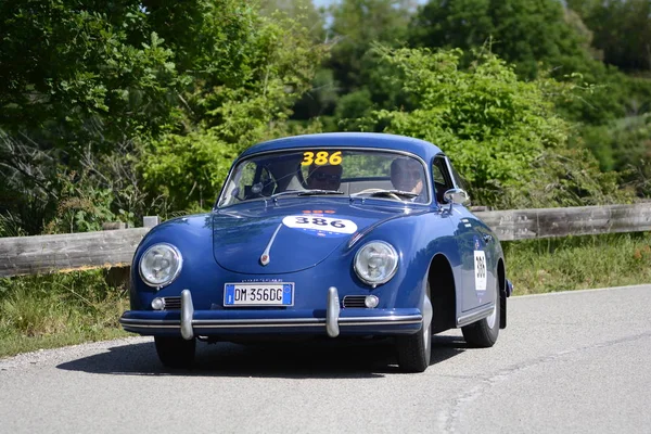 Pesaro Colle San Bartolo Italy 2018 Porsche 356 1290 1955 — стоковое фото