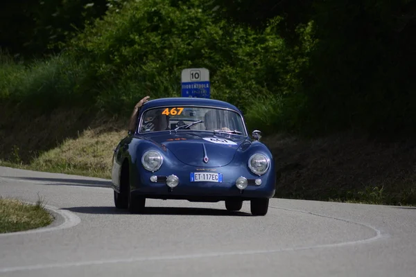 Pesaro Colle San Bartolo Italien Mai 2018 Porsche 356 16001957 — Stockfoto