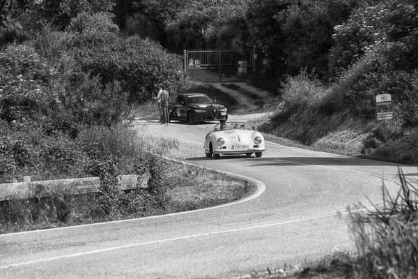 Πέζαρο Colle San Bartolo Ιταλία Μάιος 2018 Porsche 356 1500 — Φωτογραφία Αρχείου