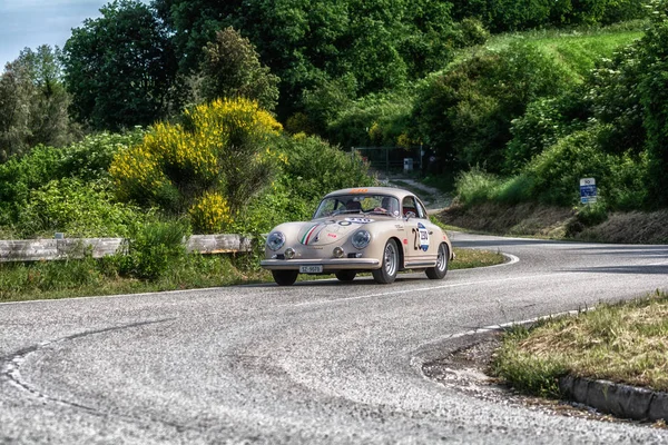 Пезаро Колле Сан Брат Італії Може 2018 Роки Porsche 356 — стокове фото