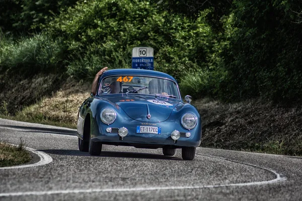 Pesaro Colle San Bartolo Italy May 2018 Porsche 356 1500 — стоковое фото