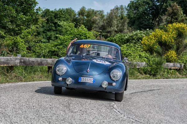 Pesaro Colle San Bartolo Italy May 2018 Porsche 356 1500 — Stock Photo, Image