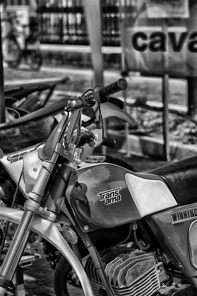 Fano Lido Italy June 2018 Old Motocross Exposure Sapori Motori — Stock Photo, Image