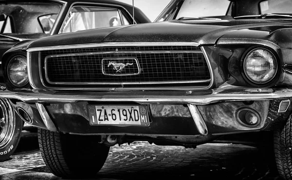 Fano Lido Itália Junho 2018 Carro Velho Vintage Mustang Exposição — Fotografia de Stock