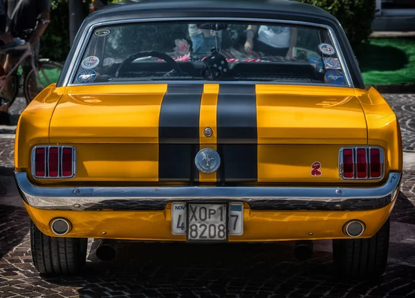 Fano Lido Italien Juni 2018 Vintage Mustang Gammal Bil Historiska — Stockfoto