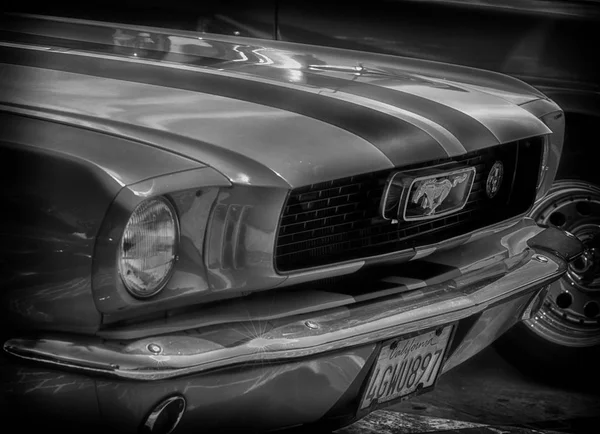 Fano Lido Italia Junio 2018 Vintage Mustang Old Car Historical — Foto de Stock