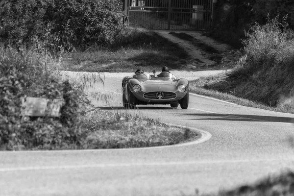 Pesaro Colle San Bartolo Olaszország Május 2018 Maserati 300 Pók — Stock Fotó