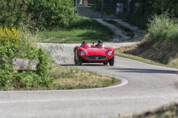 Pesaro Colle San Bartolo Italy May 2018 Maserati 300 Spider — Stock Photo, Image