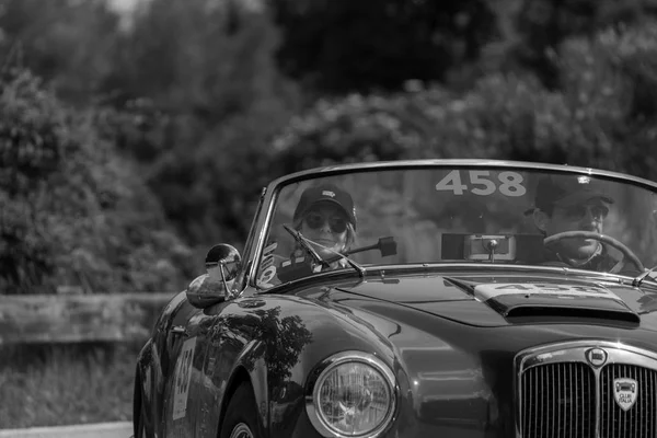 Pesaro Colle San Bartolo Italia Mayo 2018 Lancia Aurelia B24 — Foto de Stock