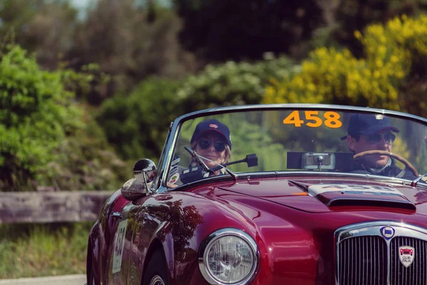 Pesaro Colle San Bartolo Italy 2018 Lancia Aurelia B24 Convertibile1957 — стоковое фото