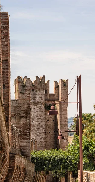 Castello Gradara Una Fortezza Medievale Situata Nella Città Gradara Marche — Foto Stock