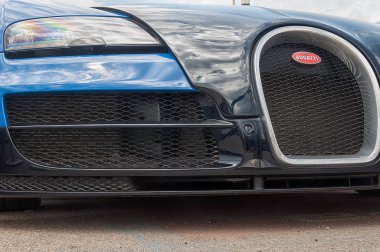 Porto Cervo, İtalya - Ağustos 19: 2018 Bugatti Veyron