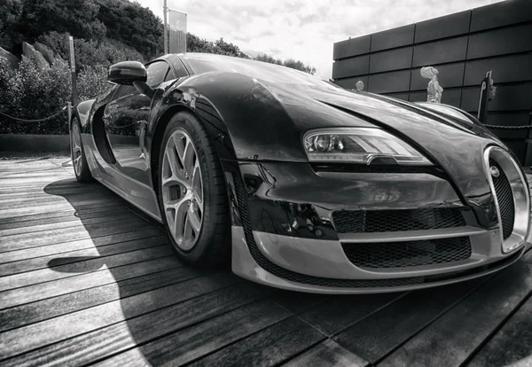 Порто Черво Италия Август 2018 Bugatti Veyron — стоковое фото