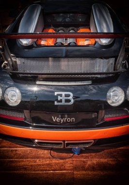 Porto Cervo, İtalya - Ağustos 19: 2018 Bugatti Veyron