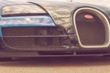 Porto Cervo, İtalya - Ağustos 19: 2018 Bugatti Veyron