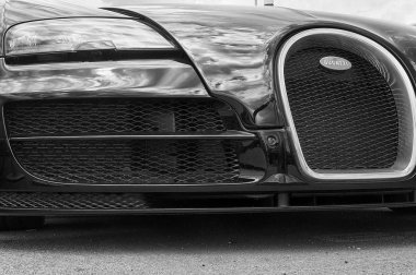 Porto Cervo, İtalya - Ağustos 19: 2018 Bugatti Veyron