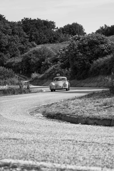 Pesaro Colle San Bartolo Itálie Květen 2018 Porsche 356 1500 — Stock fotografie