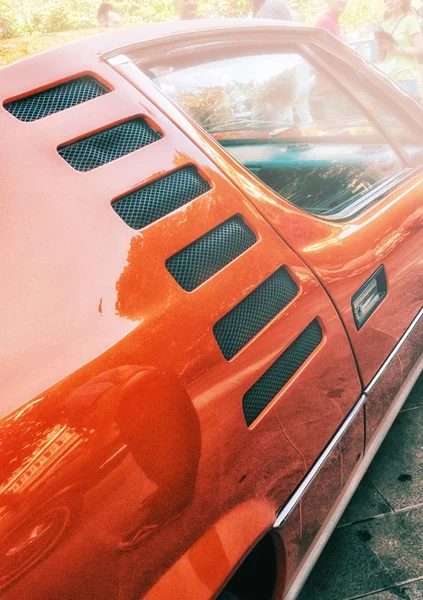 Ancona Italy Set 2018 Alfa Romeo Montreal 1976 Old Car — Stock Photo, Image