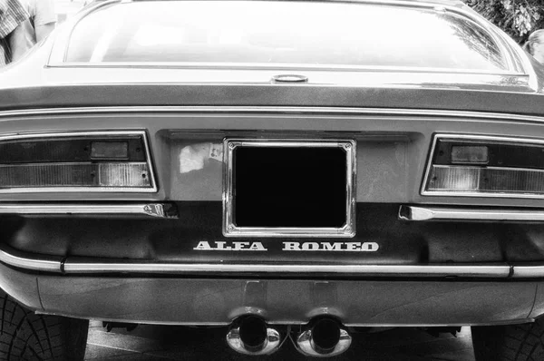 Ancona Włochy Zestaw 2018 Stary Samochód Alfa Romeo Montreal 1976 — Zdjęcie stockowe