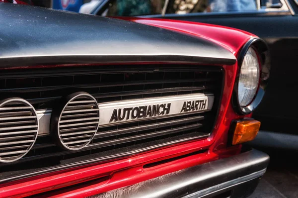 Ancona Itálie Set 2018 Autobianchi 1112 Abarth Staré Auto — Stock fotografie